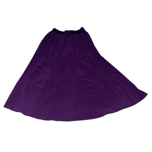 Halara Breezeful Crossover High Waisted 2-in-1 Midi Flare Skirt sz Small Burgund - Picture 13 of 16